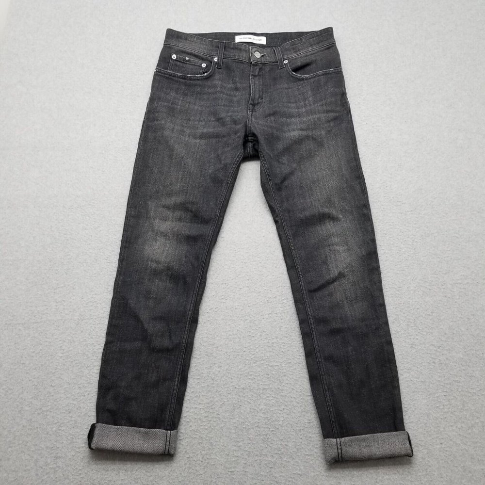Department‎ 5 Jeans Womens 33 Gray Denim Straight Stretch Made In Italy